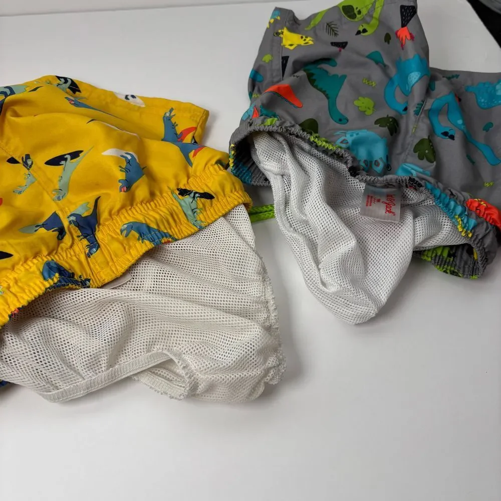 Baby Boys 9M 18M Swim Trunk Bundle Cat & Jack Dinosaurs‎ Swimwear